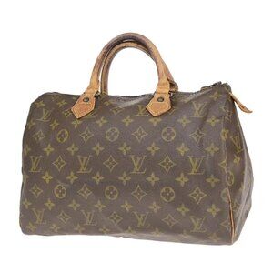 AUTHENTICITY GUARANTEED LOUIS VUITTON Speedy Travel Hand Bag Monogram